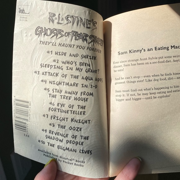 R.L. STINE The Boy Who Ate Fear Street book novel vintage - Picture 3 of 4